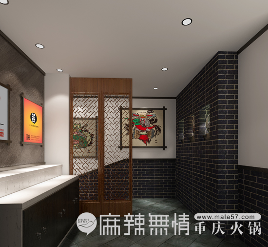 麻辣无情重庆老火锅鸡西店效果图