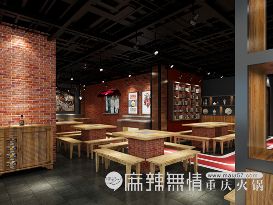 麻辣无情主题火锅新乡店效果图出炉