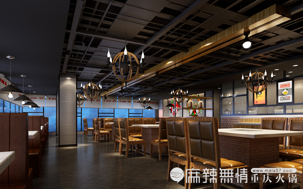 麻辣无情上海店LOFT风格效果图出炉