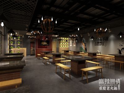 麻辣无情店面效果